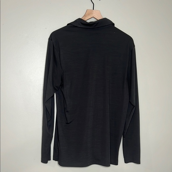 Walter Hagen Charcoal Long Sleeve Polo Medium - Picture 6 of 6